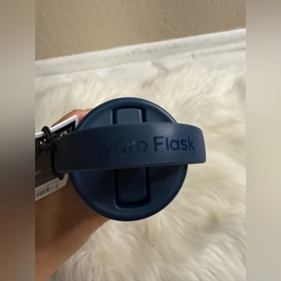 Limited Edition Hydro Flask bottle with Flex Straw Cap in a checkered pattern. - Picture 5 of 8